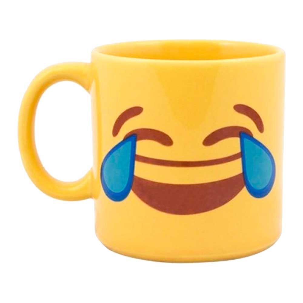 Caneca Amarela Emoji Risos 300ml - Simas - Canecas - Magazine Luiza