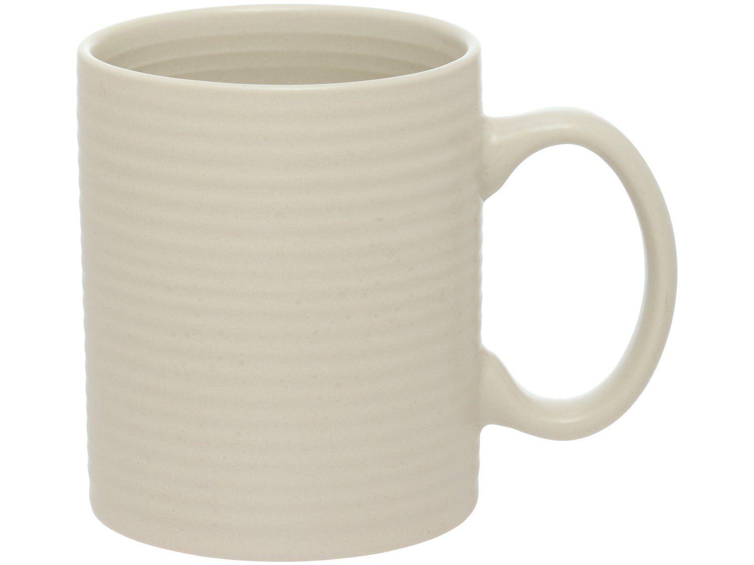 Caneca Chá e Café de Cerâmica Bege 320ml Hauskraft Sarah CANC197