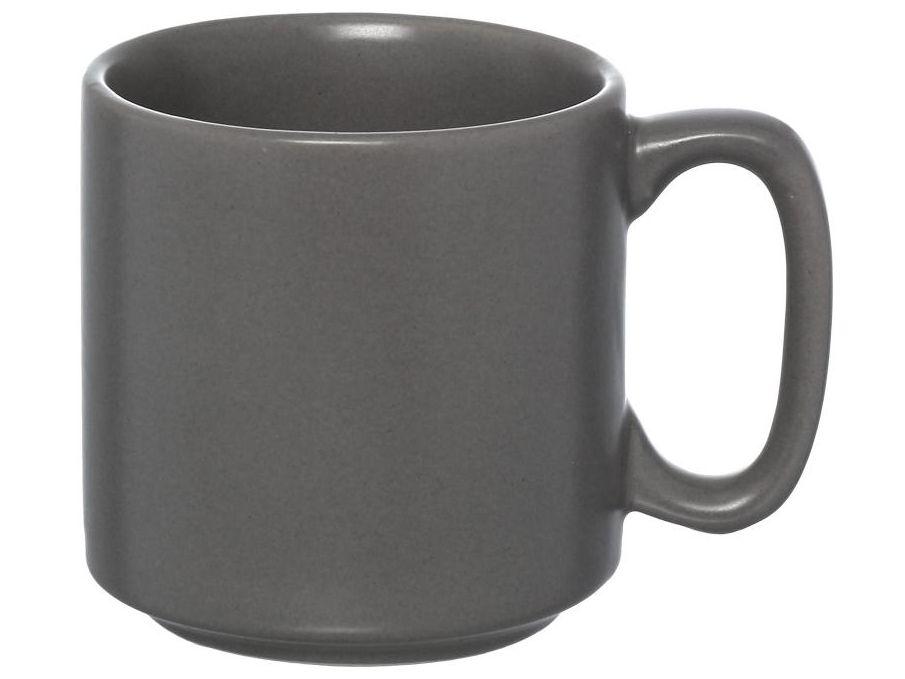 Caneca Chá e Café de Cerâmica Cinza 235ml Hauskraft Surya CANC190/CZ