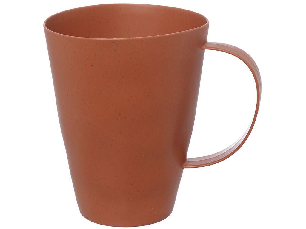 Caneca de Chá e Café Marrom 460ml Hauskraft Fibra de Bambu FBBU006/MR