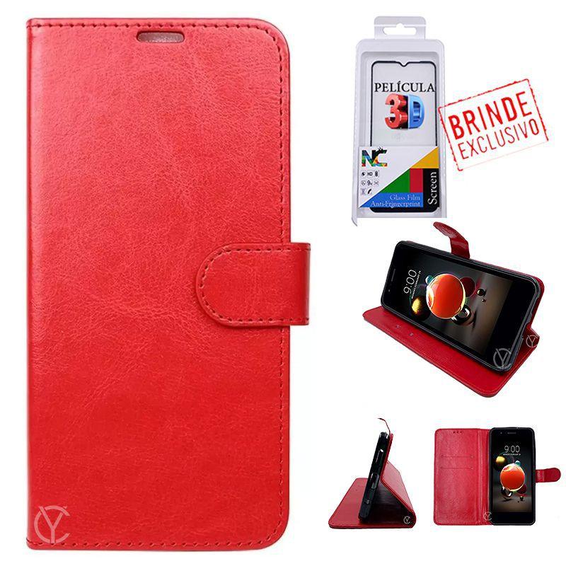 Capa Abre Fecha Flip Carteira para Moto E20 Xt2155 -Vermelho - YC - Capinha  de Celular - Magazine Luiza