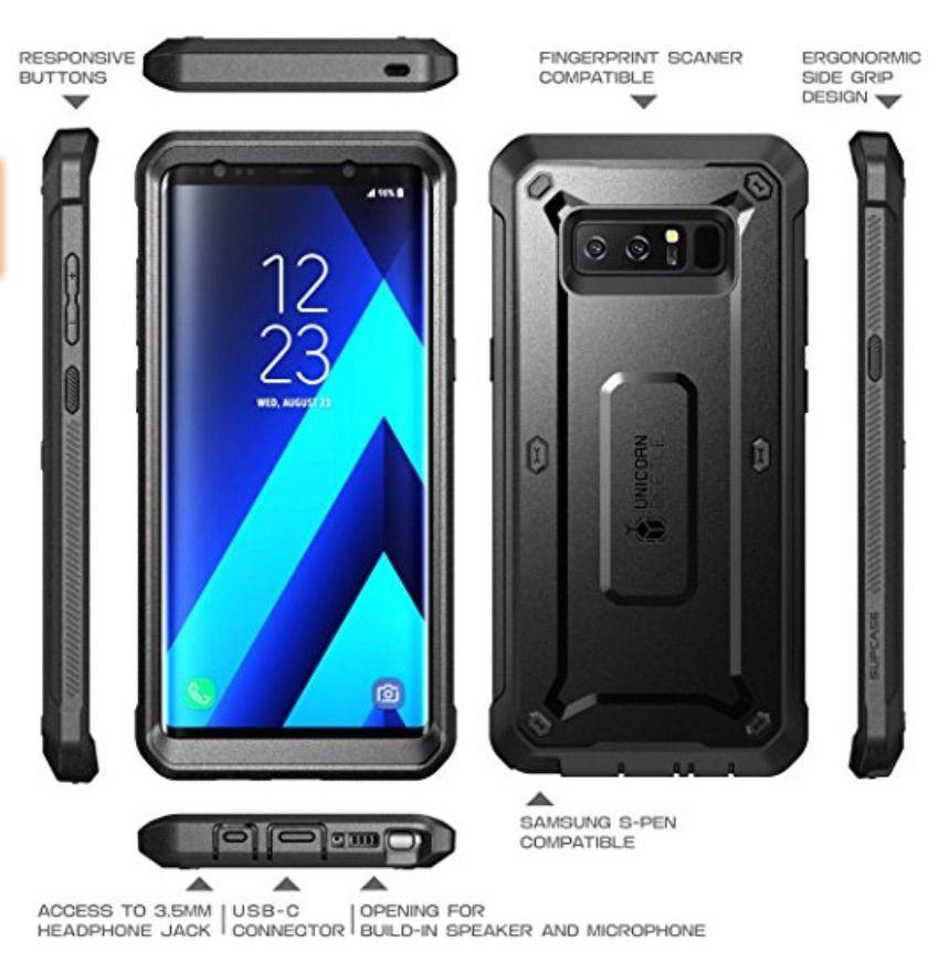 Capa Anti-impacto Defender Samsung Galaxy Note 8 - Supcase - Capinha de  Celular - Magazine Luiza