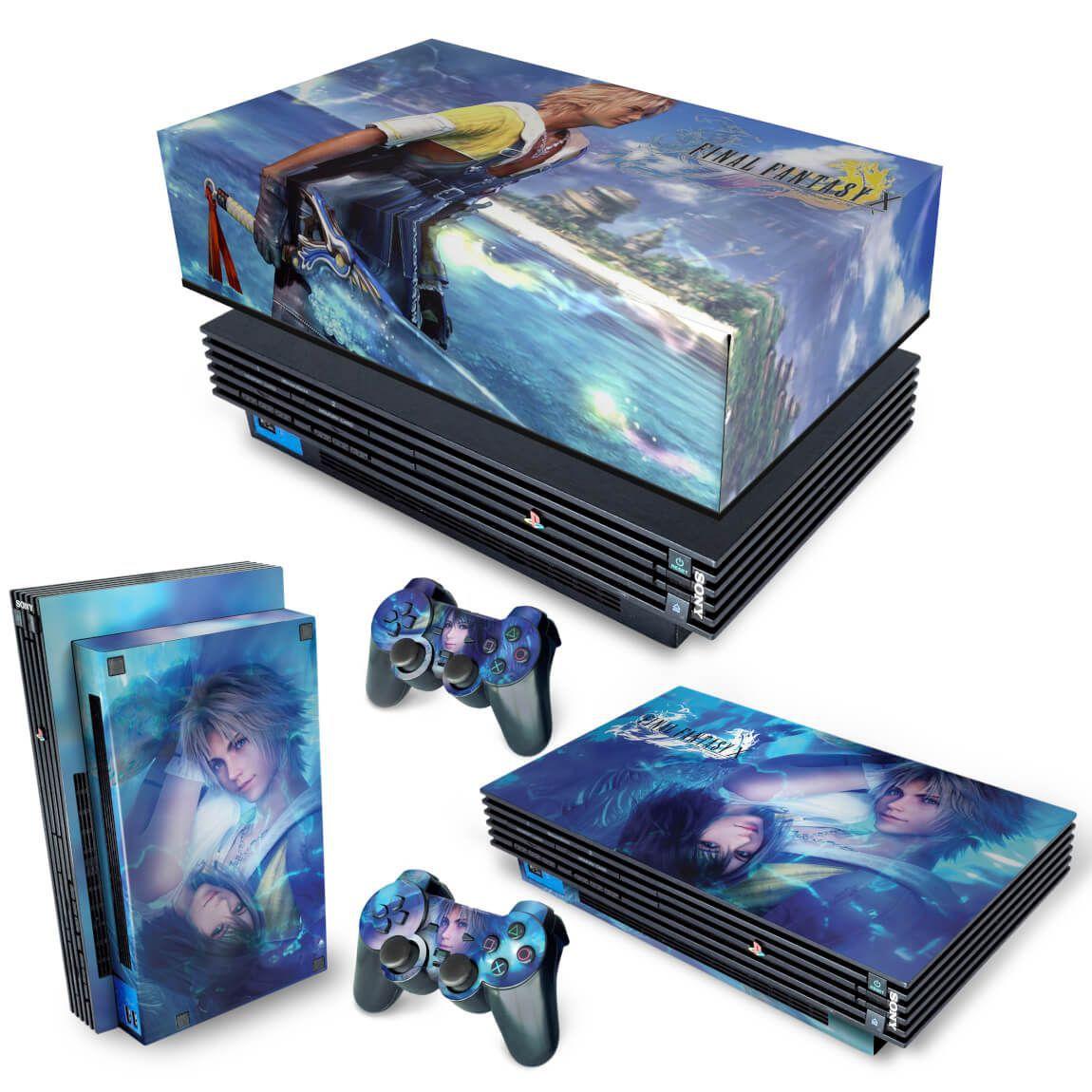 Capa Anti Poeira E Skin Compativel Ps2 Fat Final Fantasy X Pop Arte Skins Outros Games Magazine Luiza