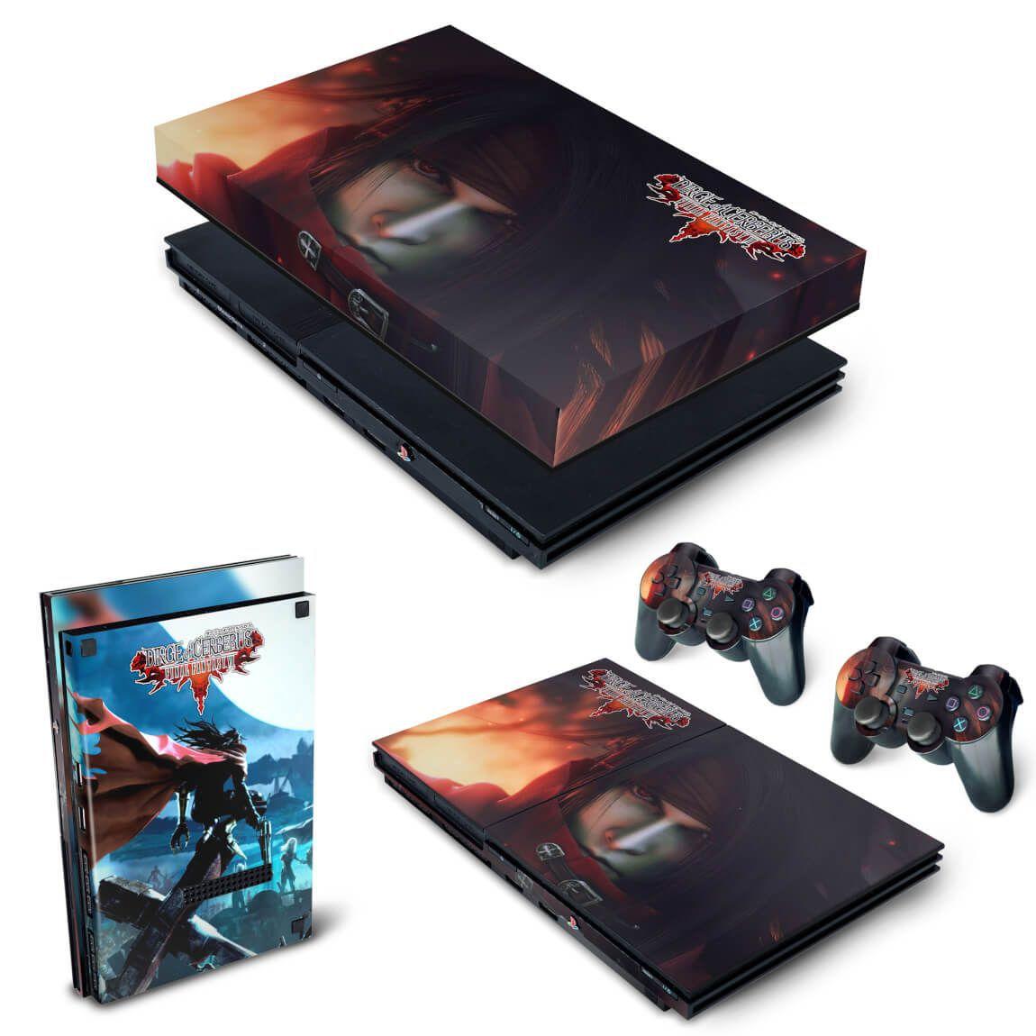 Capa Anti Poeira E Skin Compativel Ps2 Slim Final Fantasy Vii Pop Arte Skins Outros Games Magazine Luiza