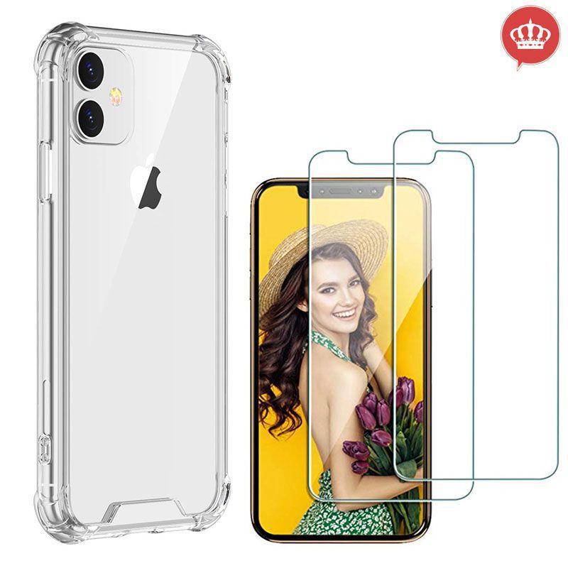 Capa Anti Shock Antiqueda iPhone 11 6.1 + 2x Películas de