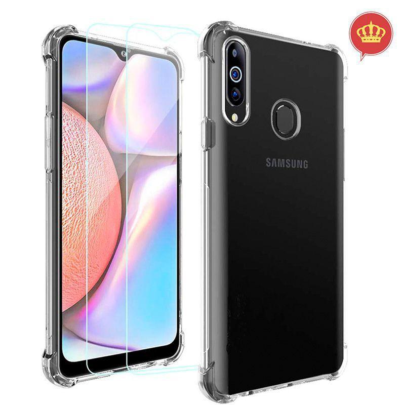 Capa Bordas Reforçadas AntiShock Galaxy A10S + Película de Vidro -  Coronitas Acessorios - Capinha de Celular - Magazine Luiza