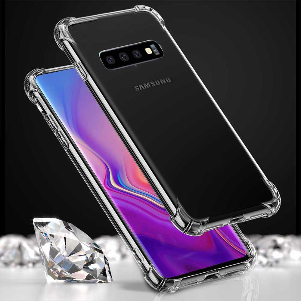 Capa Capinha Anti Shock Antiqueda Samsung Galaxy S10 - Transparente -  Encapar - Capinha de Celular - Magazine Luiza