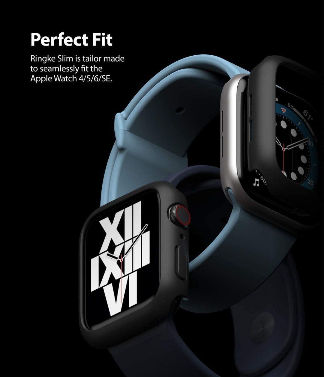 Capa Capinha Apple Watch 6 /se/5/4 (44mm) Ringke - 2xunids  (Transparente+Preto) - Acessórios para Smartwatch - Magazine Luiza