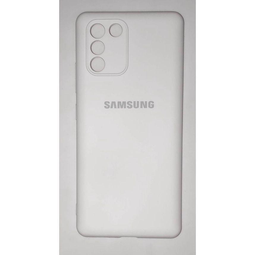 Capa capinha aveludada proteção de câmera e logo samsung s10 lite -  FERNANDO ELETRO - Capinha de Celular - Magazine Luiza