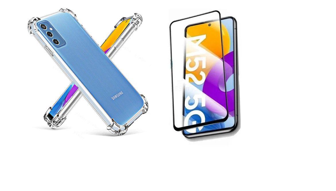 Capa Capinha Case Air Bag + Pelicula vidro temperado 3D GALAXY SAMSUNG M52  5TG - Kramac - Kit Capinha e Película para Celular - Magazine Luiza