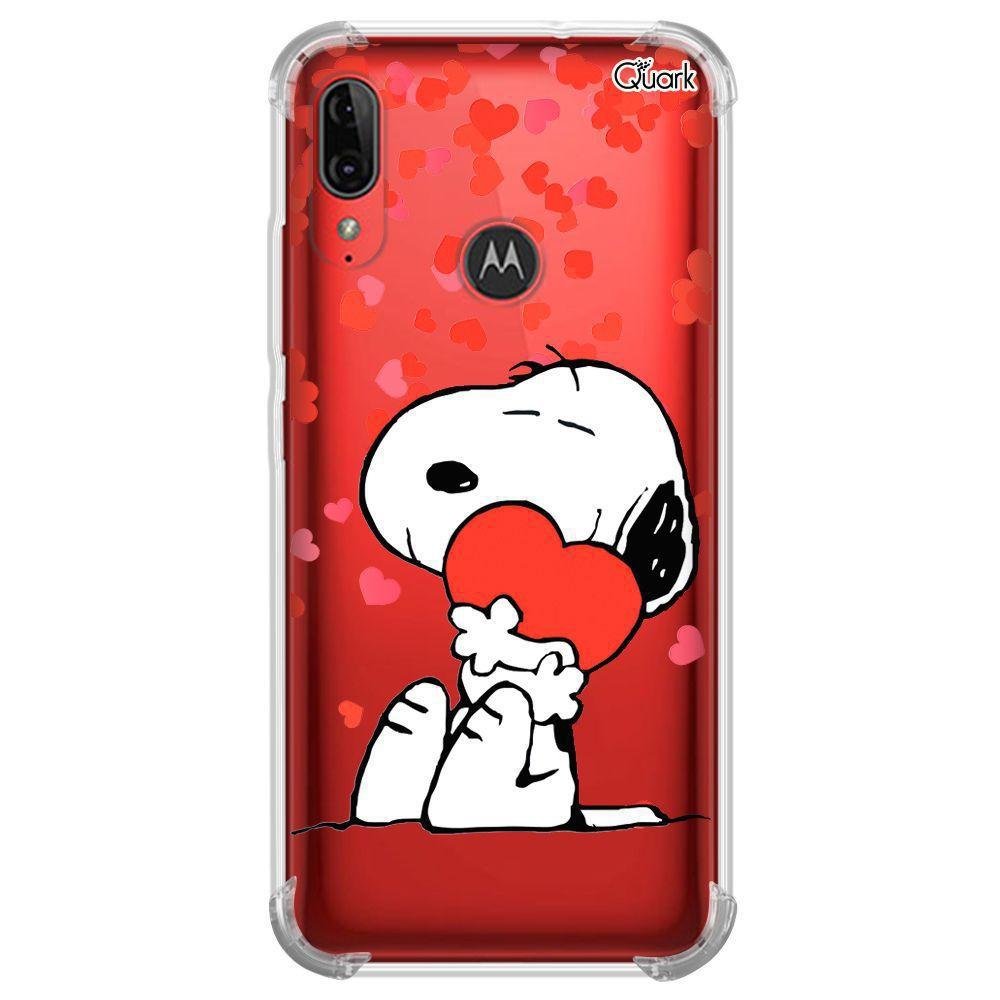Capa capinha case anti shock moto e6 plus 0169 snoopy cor - Quarkcase -  Capinha de Celular - Magazine Luiza