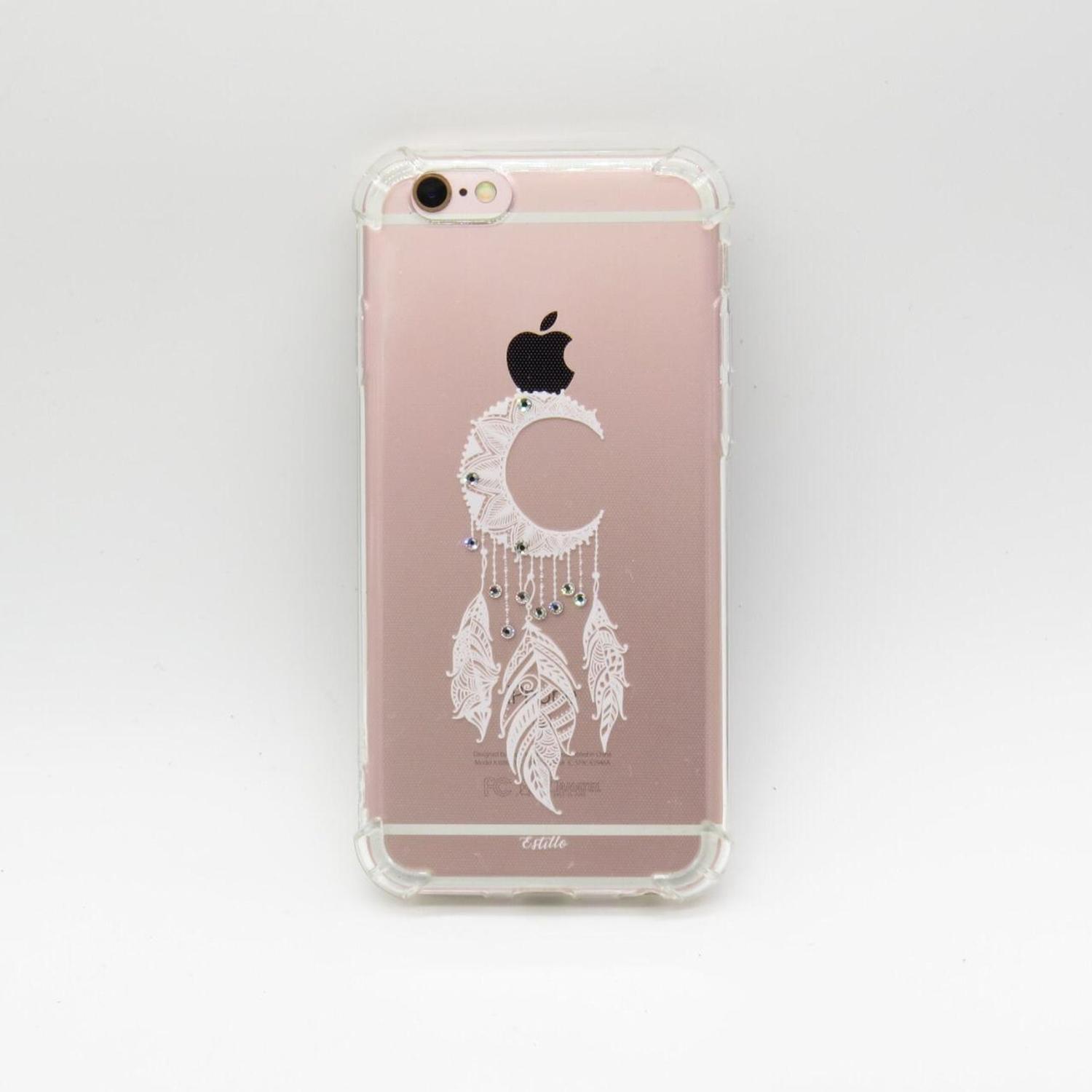 Capa Capinha Case iPhone 6/6S Cristal Estillo Anti Shock Feminina Estampada  lua - Capinha de Celular - Magazine Luiza