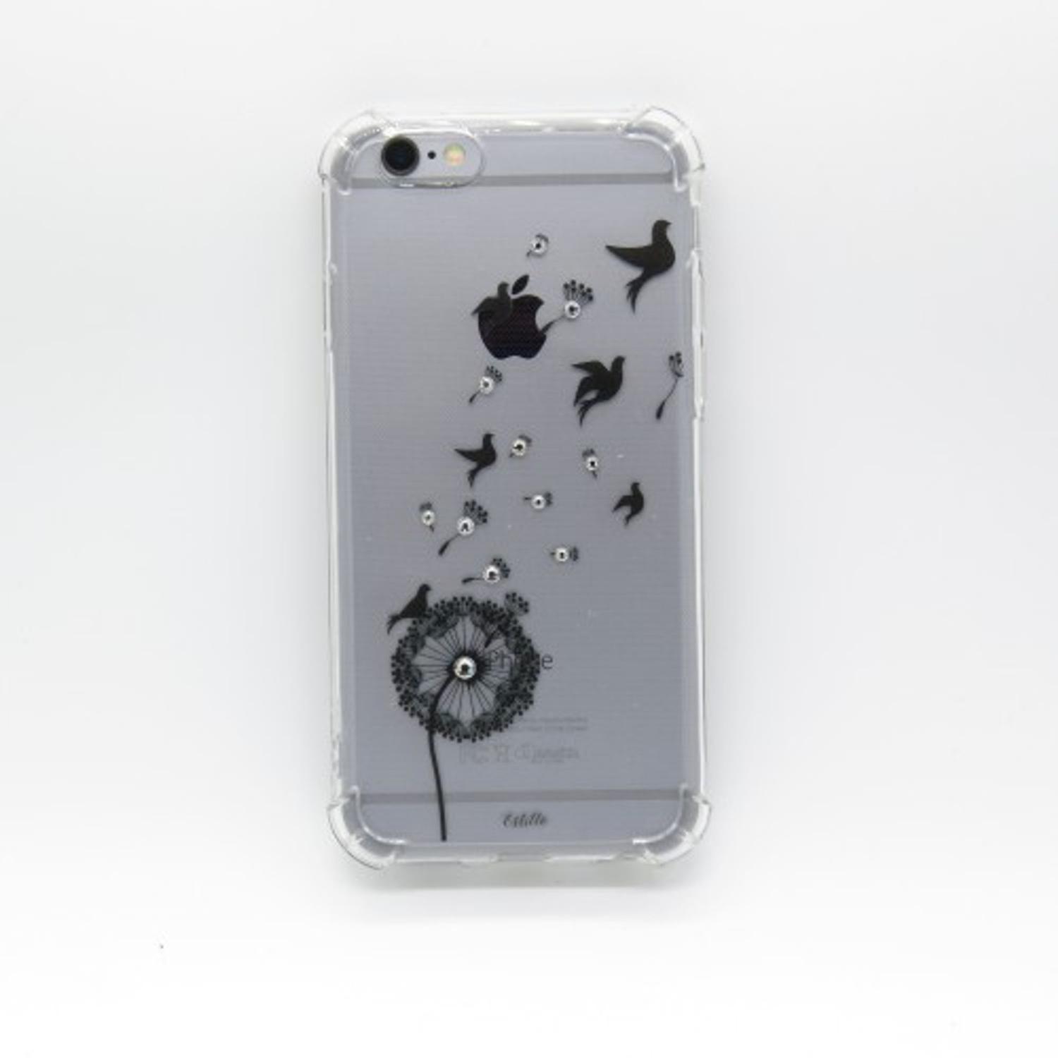 Capa Capinha Case iPhone 6/6S Cristal Estillo Anti Shock Feminina Estampada  passaros - Capinha de Celular - Magazine Luiza