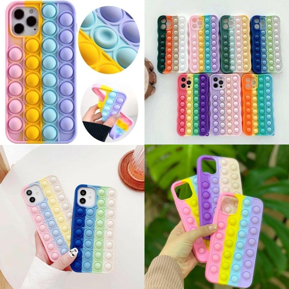 Capa Capinha de Celular Pop It Fidget Toy Apertar Anti Stress para Iphone  11 12 Pro Max XR XS Max Case - Porto 7 - Capinha de Celular - Magazine Luiza