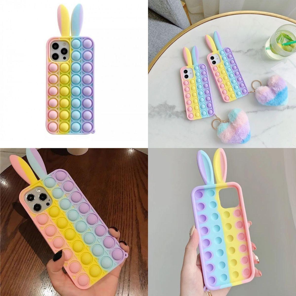Capa Capinha de Celular Pop It Fidget Toy Apertar para Iphone 8 Plus 11 Pro  Max 12 Pro Max XR XS Max - Porto 7 - Capinha de Celular - Magazine Luiza