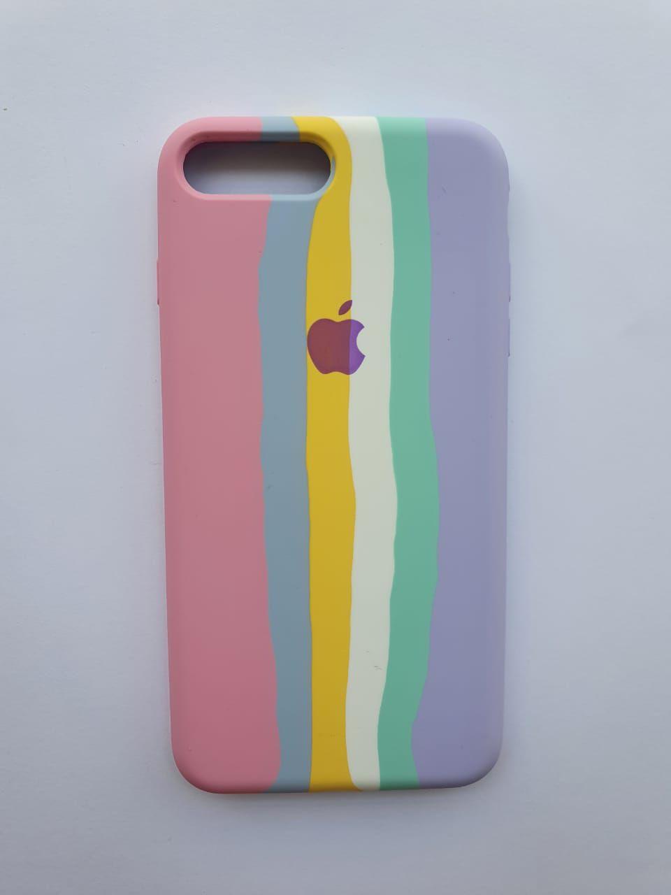 Capa Capinha de Silicone iPhone 8 Plus Arco Iris Algodão Doce - POP SHOP -  Capinha de Celular - Magazine Luiza