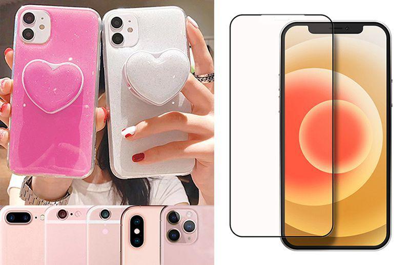 Capa Capinha iPhone 11 Pro Max + Película 9D / Silicone Brilhante Suporte  Selfie Coração / Branca - Malis Case - Kit Capinha e Película para Celular  - Magazine Luiza