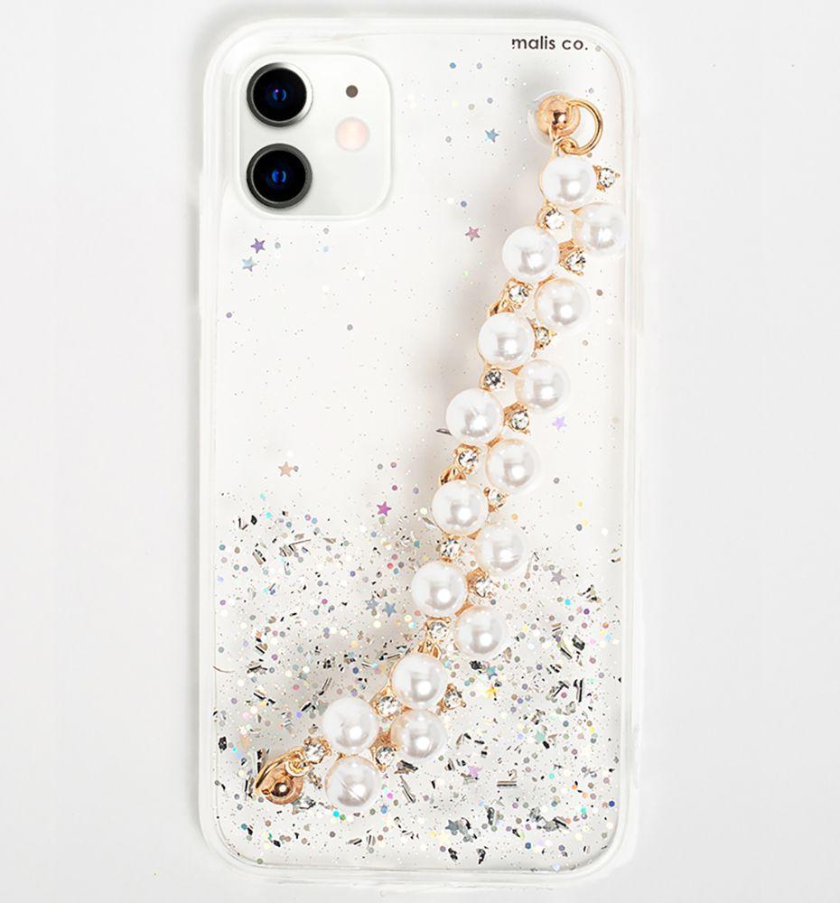Capa Capinha iPhone 11 / Silicone Glitter Brilho Luxo Corrente Suporte  Atras Perolas - Transparente - Silicone Case - Capinha de Celular -  Magazine Luiza