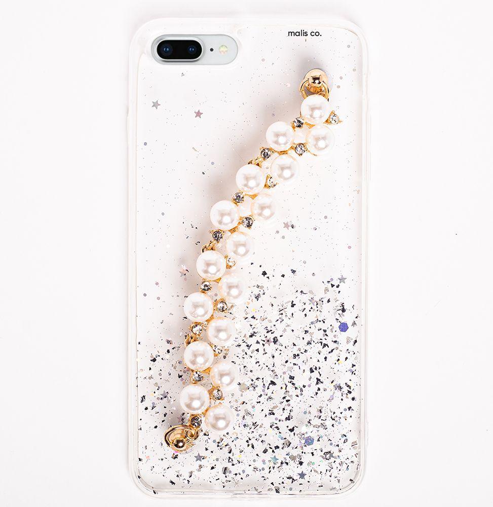 Capa Capinha iPhone 7/8 Plus / Silicone Glitter Brilho Luxo Suporte Atras  em Perolas - Transparente - Silicone Case - Capinha de Celular - Magazine  Luiza