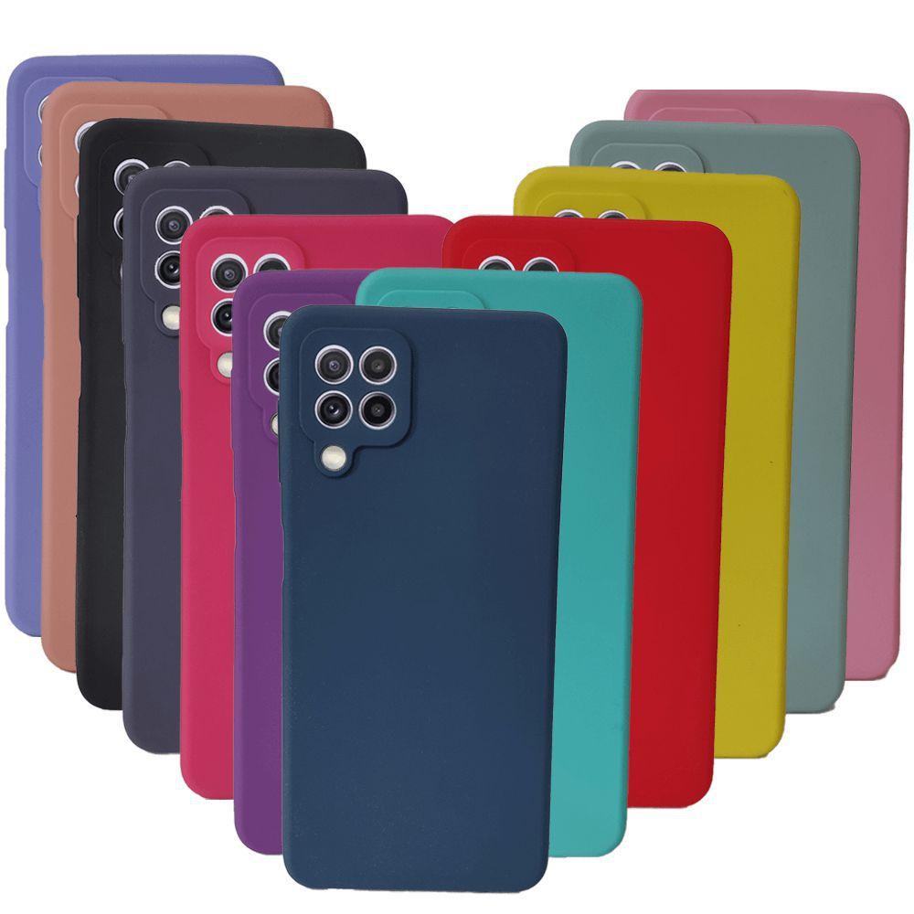 Capa Capinha Silicone Aveludada Samsung Galaxy A22 4G 6.4 - M7 - Capinha de  Celular - Magazine Luiza