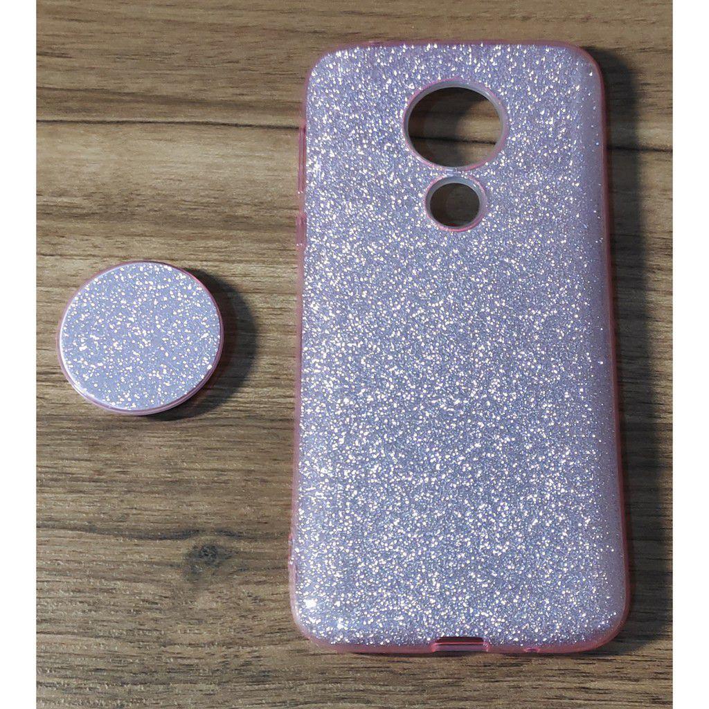 Capa capinha tpu com brilho e pop socket motorola moto g7 power - Fernando  Eletro - Capinha de Celular - Magazine Luiza