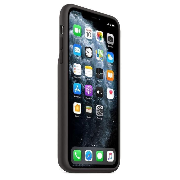 Capa Carregadora iPhone 11 Pro Max Apple, Silicone Preto