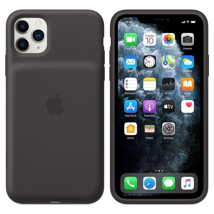 Capa Carregadora iPhone 11 Pro Max Apple, Silicone Preto
