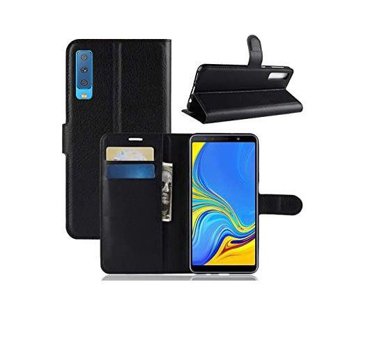 Capa Carteira Flip Antishock (PRETA) Porta Cartão P/ Samsung Galaxy A7 2018  A750 - Dv - Capinha de Celular - Magazine Luiza