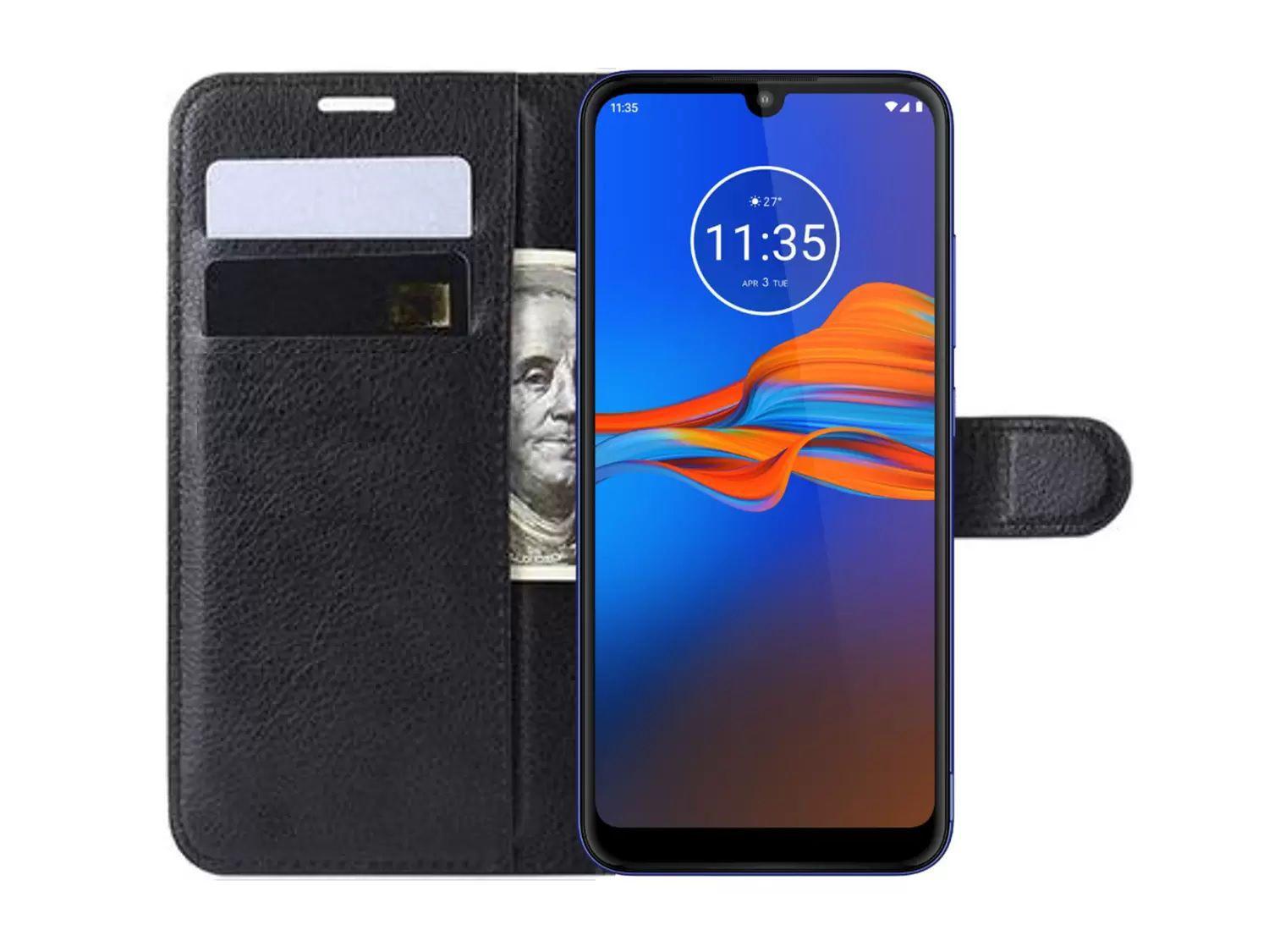 Capa Carteira (PRETA) Flip Antishock Porta Cartão P/ Motorola E6 PLUS - DV  ACESSORIOS - Capinha de Celular - Magazine Luiza