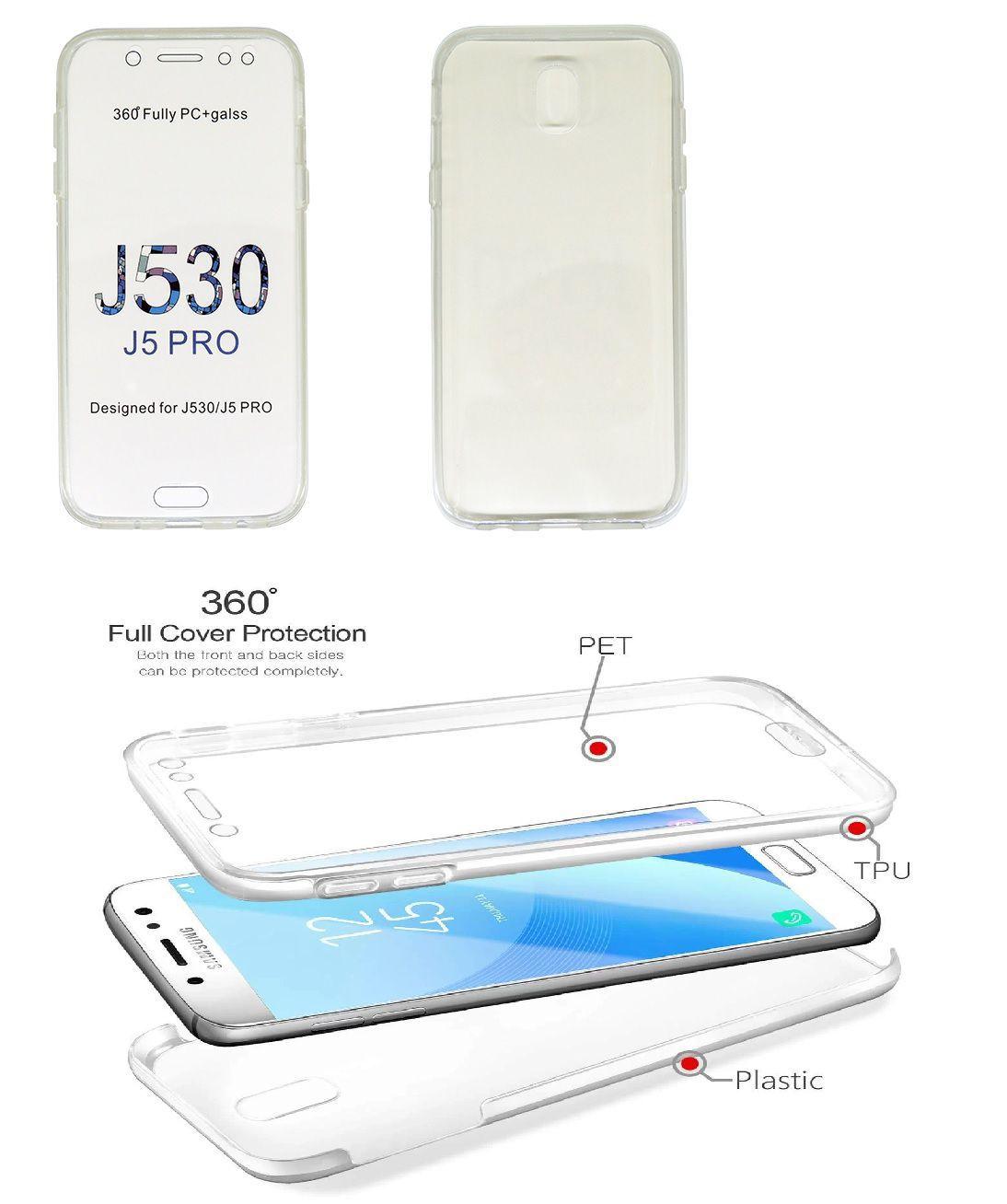 Capa Case 360º Silicone Tpu Luxo Samsung Galaxy J5 Pro J530 - Dv Acessorios  - Capinha de Celular - Magazine Luiza