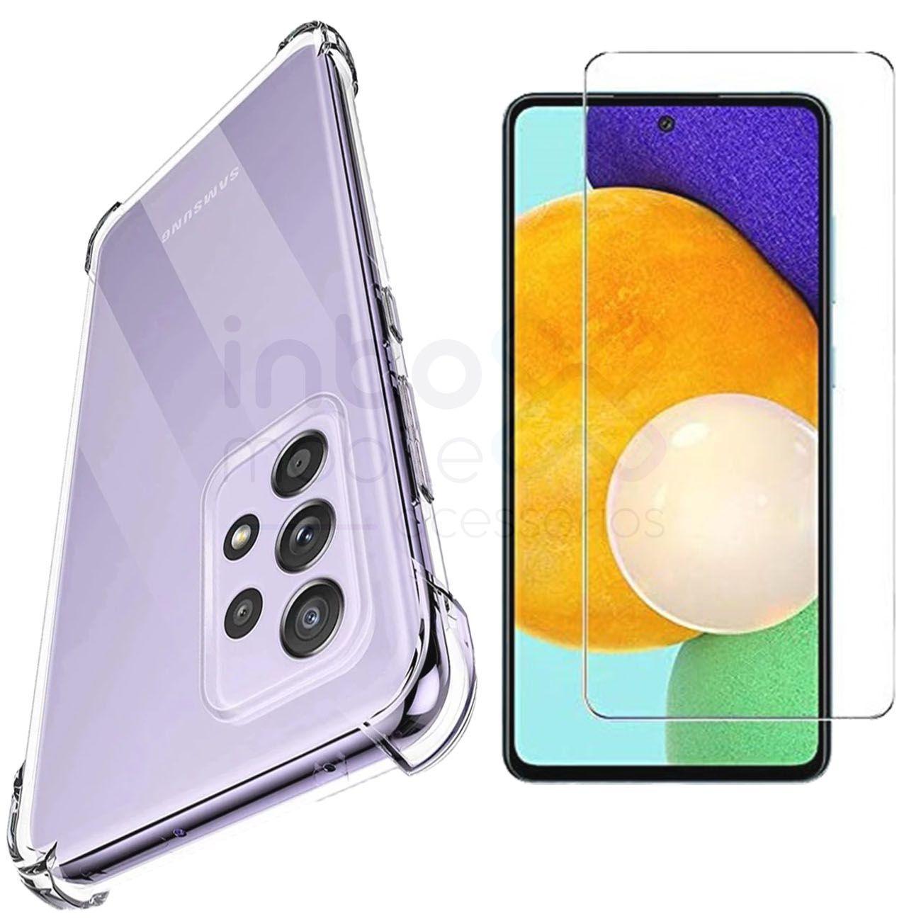 Capa Case Anti Impacto Samsung Galaxy A72 + Pelicula D Vidro - INBOXMOBILE  - Kit Capinha e Película para Celular - Magazine Luiza