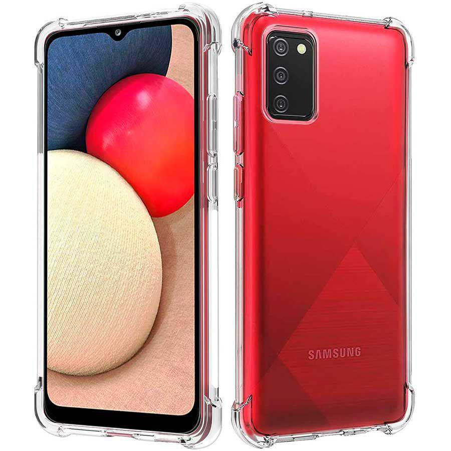 Capa Case Anti Shock Transparente Samsung Galaxy A02s - POP SHOP - Capinha  de Celular - Magazine Luiza