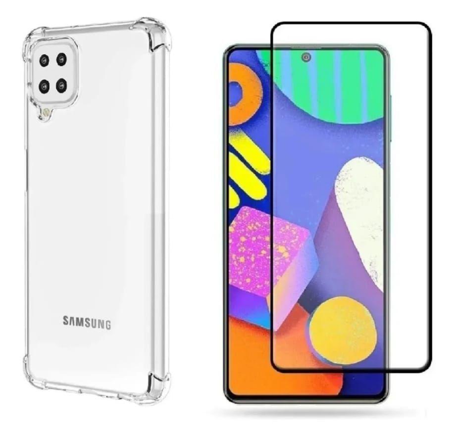 Capa Case Capinha Anti Shock Anti impacto + Pelicula De Vidro 3D Samsung M62  Tela 6.7 - Hrebos - Kit Capinha e Película para Celular - Magazine Luiza