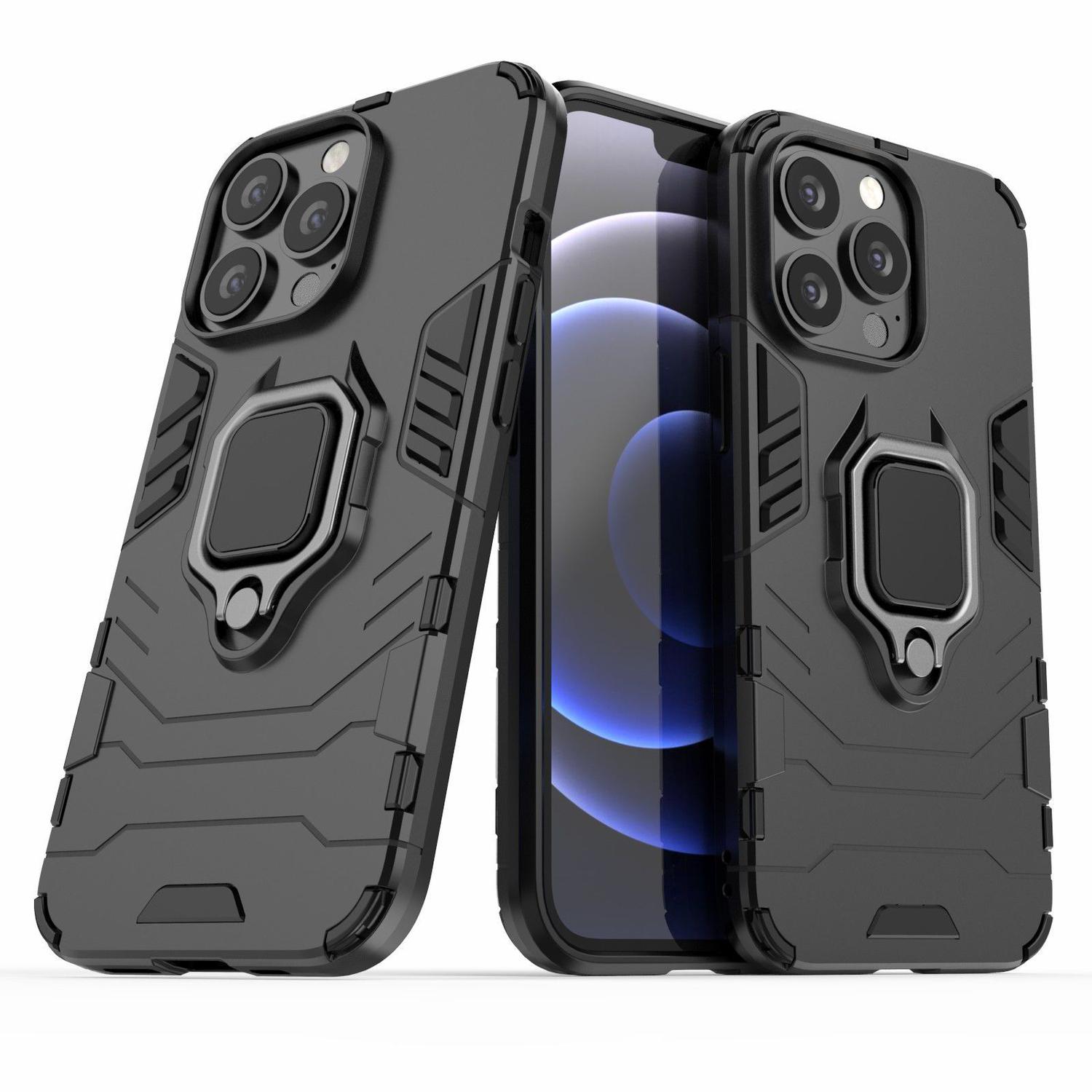 Capa Case Capinha Compatível iPhone 13 Pro - 4em1 Anti Impacto Choque Shock  Queda Armor Militar Protetora com Anel de dedo e Base - CTech - Capinha de  Celular - Magazine Luiza