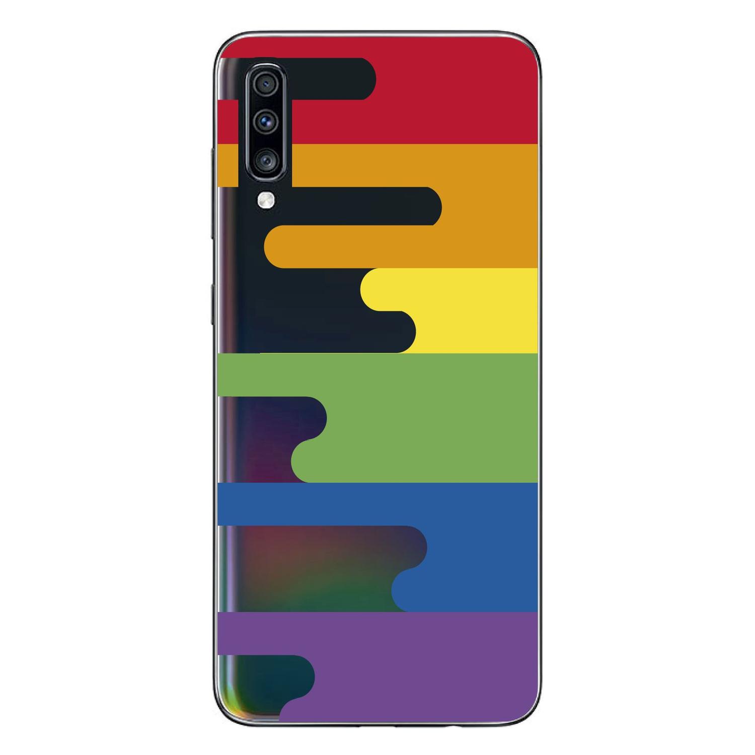 Capa Case Capinha Samsung Galaxy A70 Arco Iris Tinta - SHOWCASE - Capinha  de Celular - Magazine Luiza