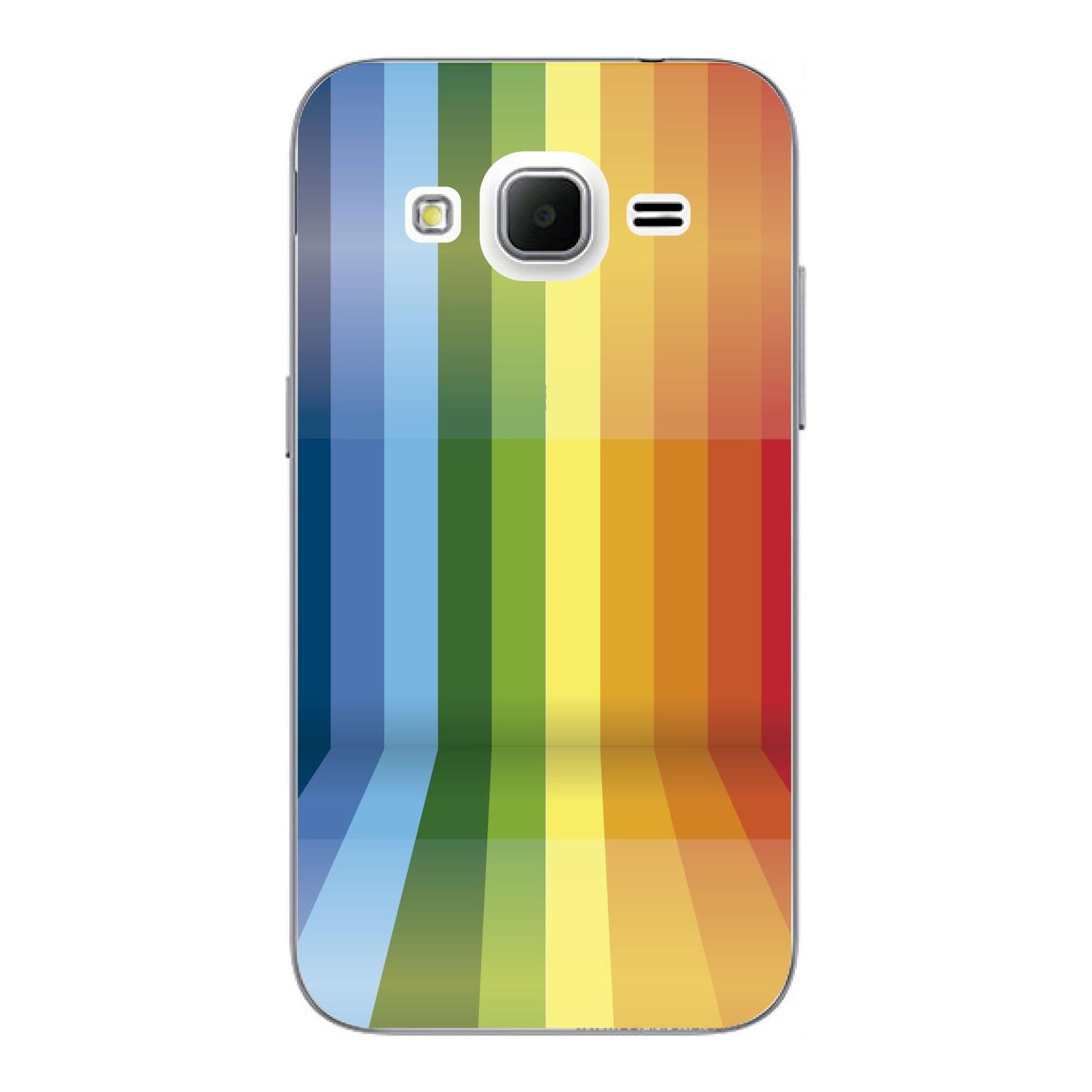 Capa Case Capinha Samsung Galaxy win 2 G360 Arco Iris Cinza em Promoção |  Ofertas na Americanas