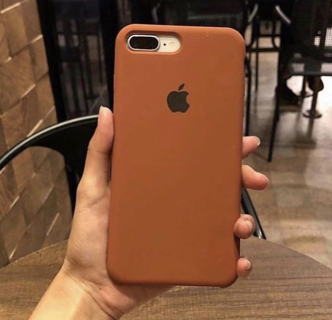 Capa case capinha silicone aveludado iphone 7/8 plus