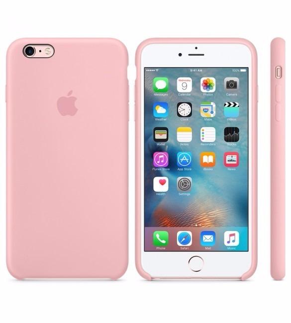 Capa Case Capinha Silicone Aveludado Iphone 7/8 Rosa