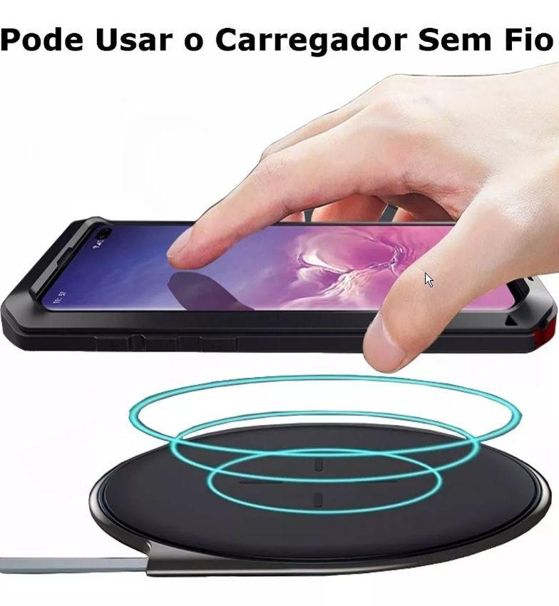 Capa Case Galaxy Note 9 S9 S10 Plus S10 Anti Shock Armadura Metal Blindada  Tank Parafusada - Armors - Capinha de Celular - Magazine Luiza