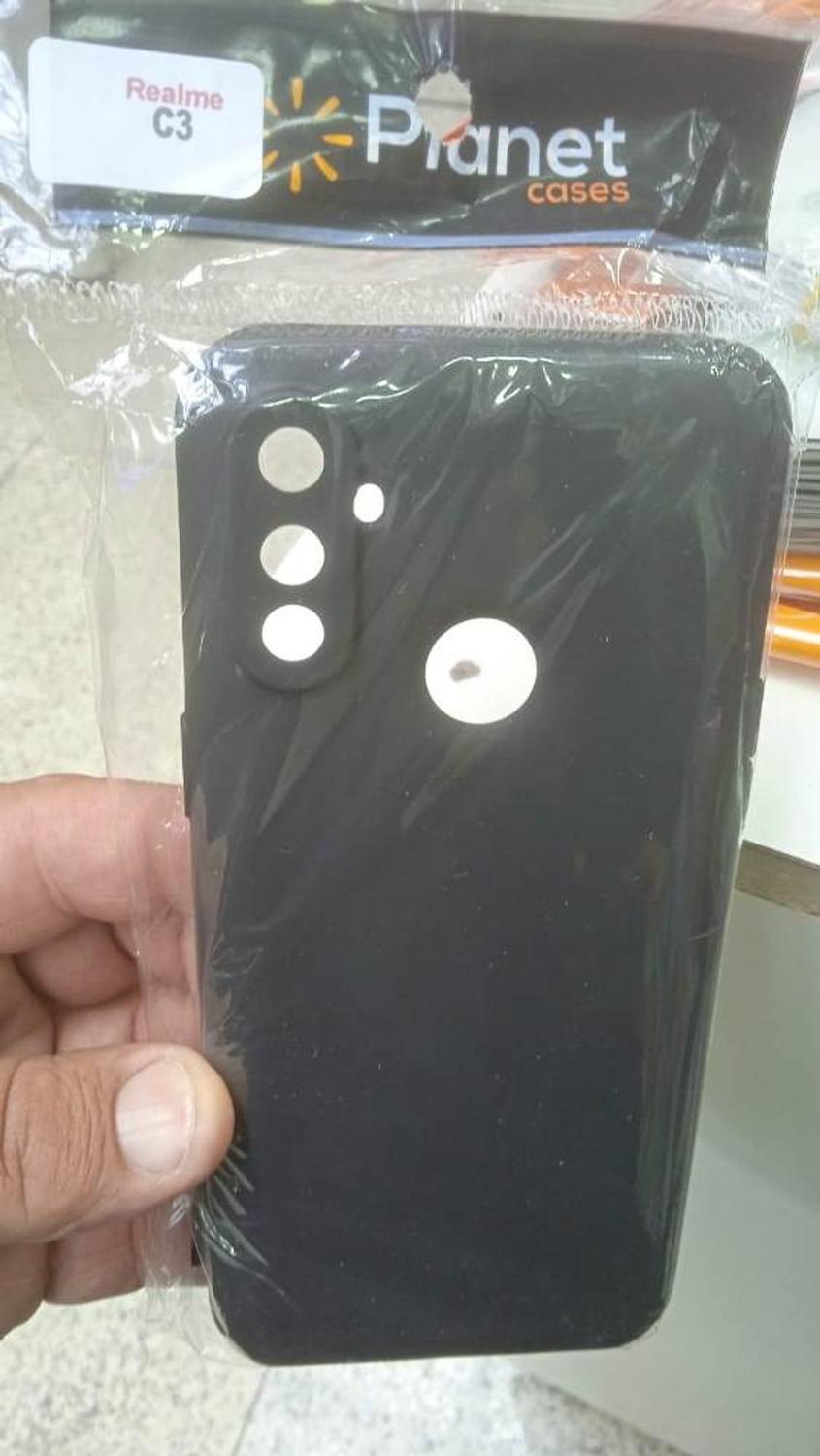 Capa Case Silicone Aveludada Proteção Camera Compatível Com Realme C3 -  Capinha de Celular - Magazine Luiza