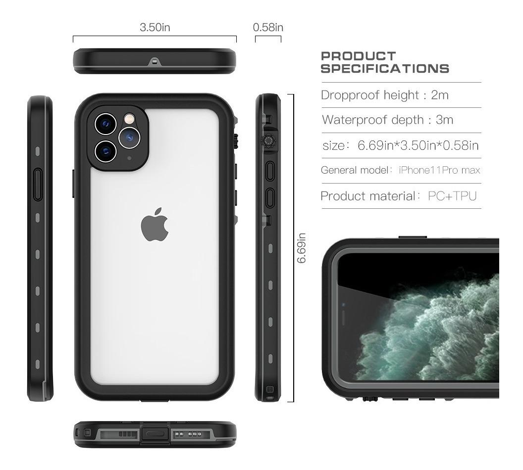 Capa Case waterproof e antishock P/ iPhone 11 / iphone 11
