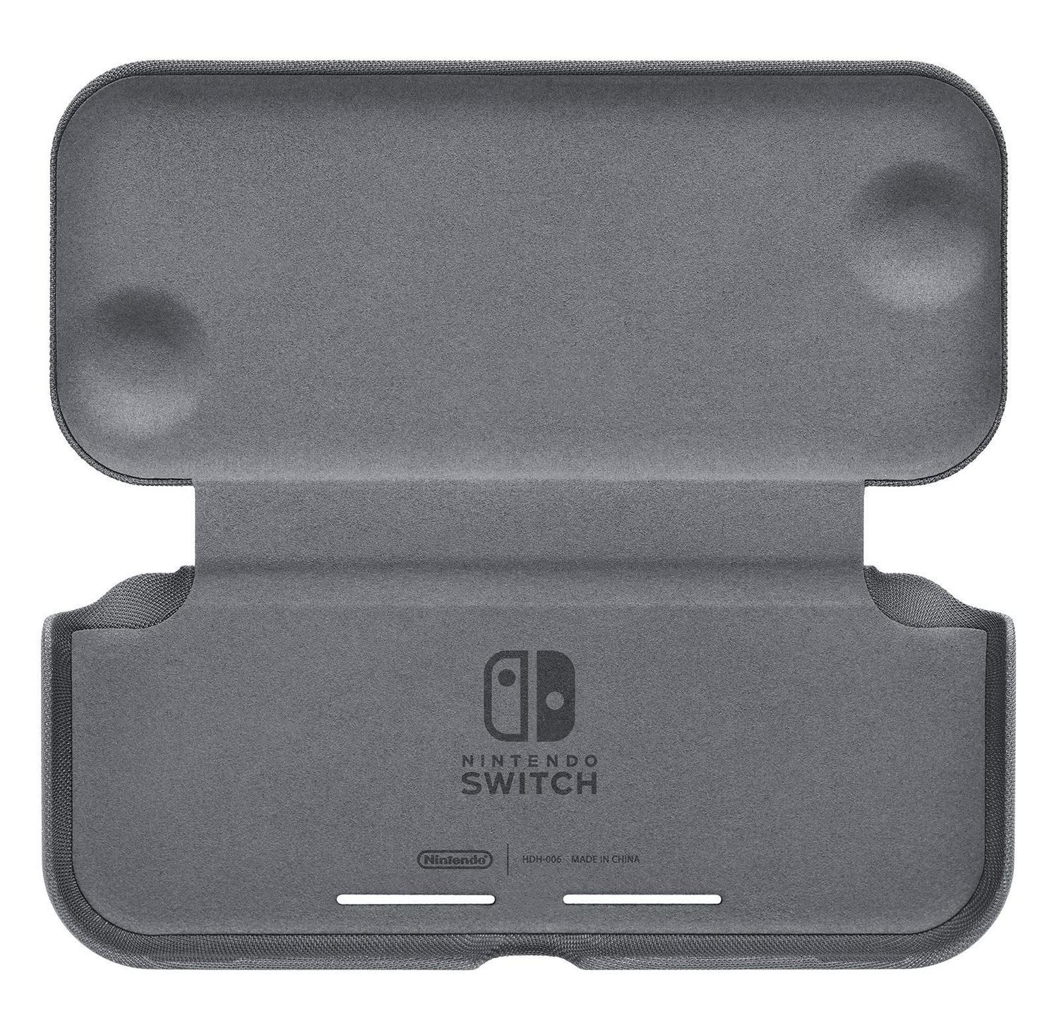 Capa flip e protetor de tela para Nintendo Switch Lite