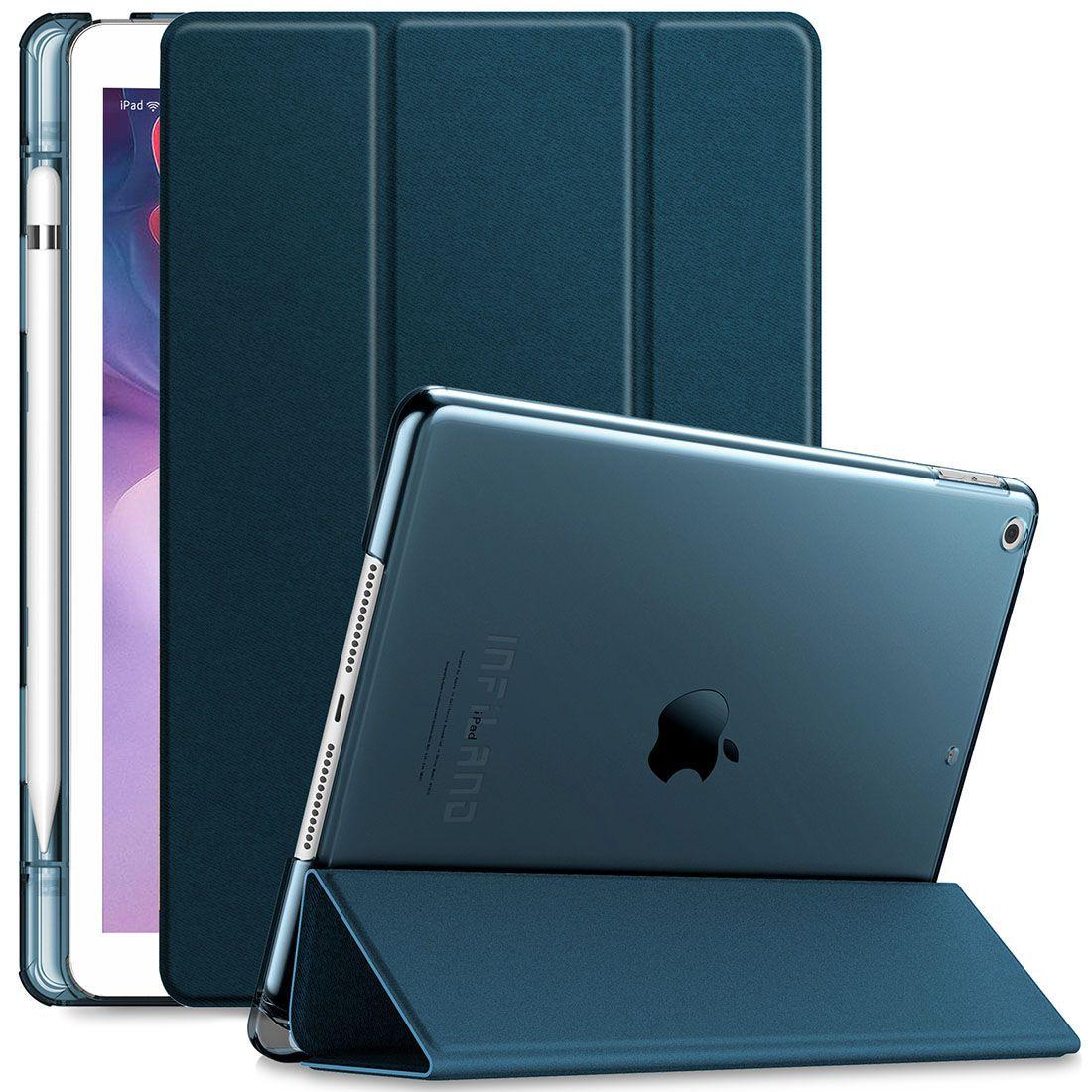 Capa INFiLAND Transparente Séries iPad 8 10.2 pol (2020) A2270 A2428 c/  Função Wake Sleep e Suporte Caneta - Capa para Kindle, E-Reader, Tablet e  iPad - Magazine Luiza