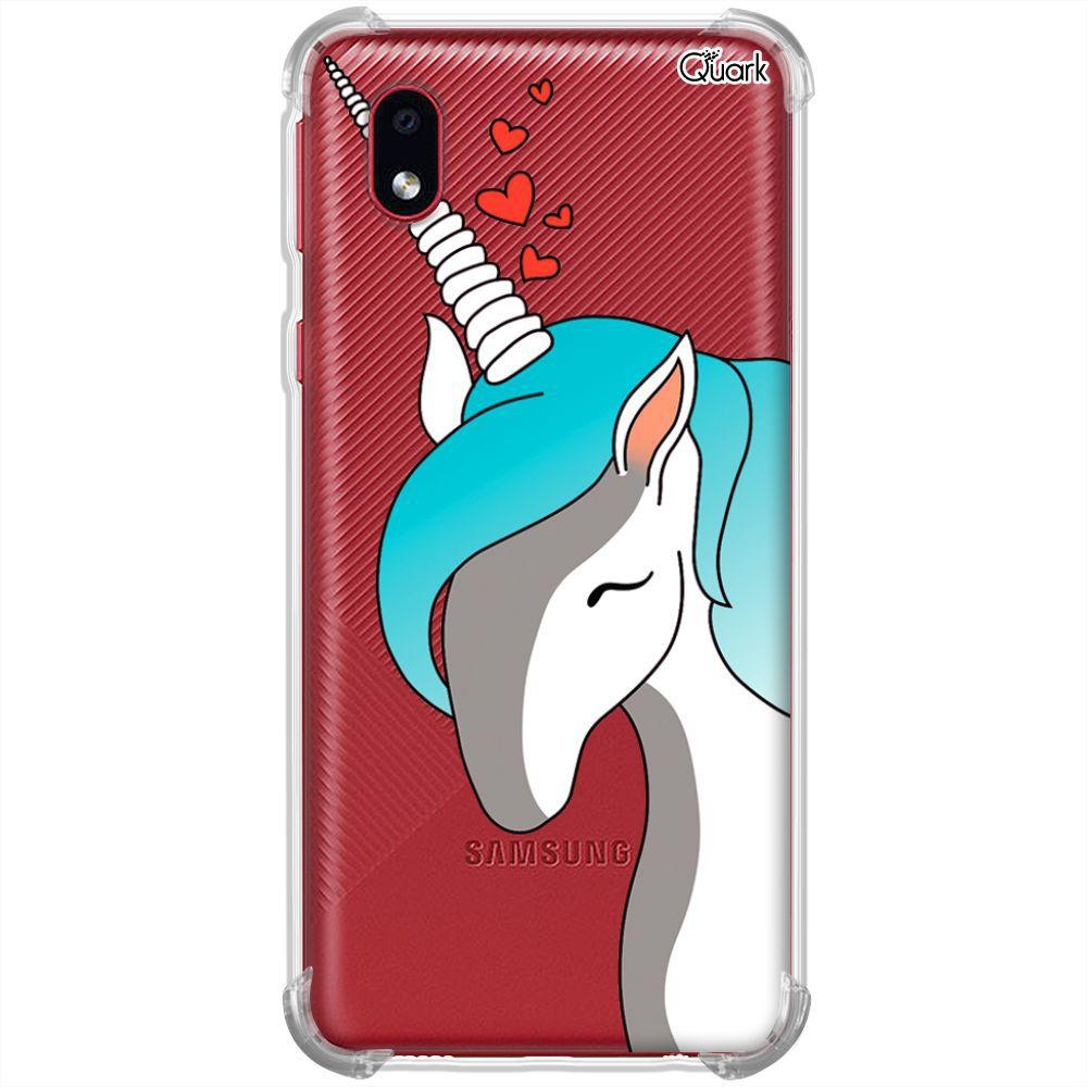 Capa p/ galaxy a01 core (0121) unicórnio - QuarkCase - Capinha de Celular -  Magazine Luiza