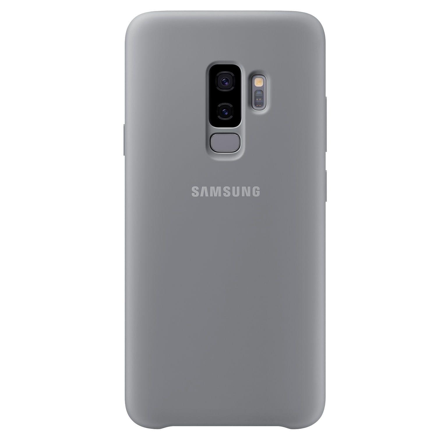 Capa p/ Samsung Galaxy S9 Plus Silicone Samsung Cinza EF-PG965TJEGBR -  Capinha de Celular - Magazine Luiza