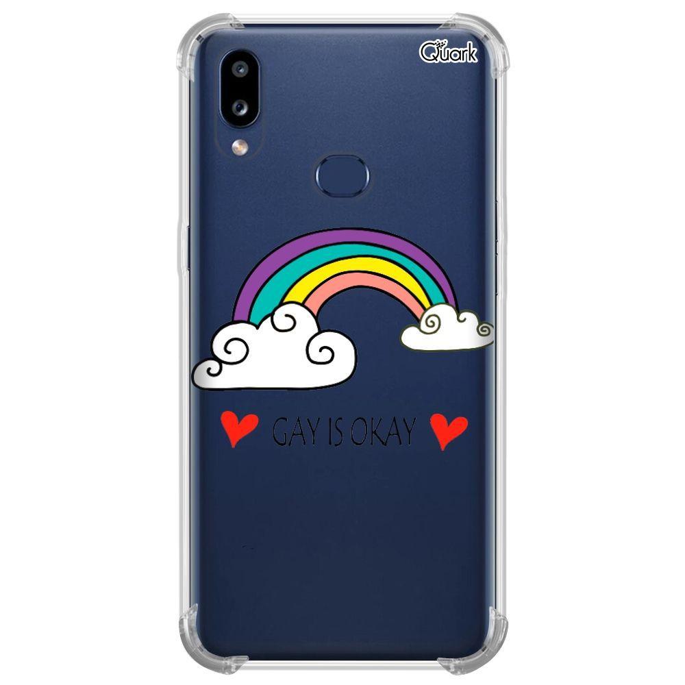 Capa para galaxy a10s (0434) gay is okay - Quarkcase - Capinha de Celular -  Magazine Luiza
