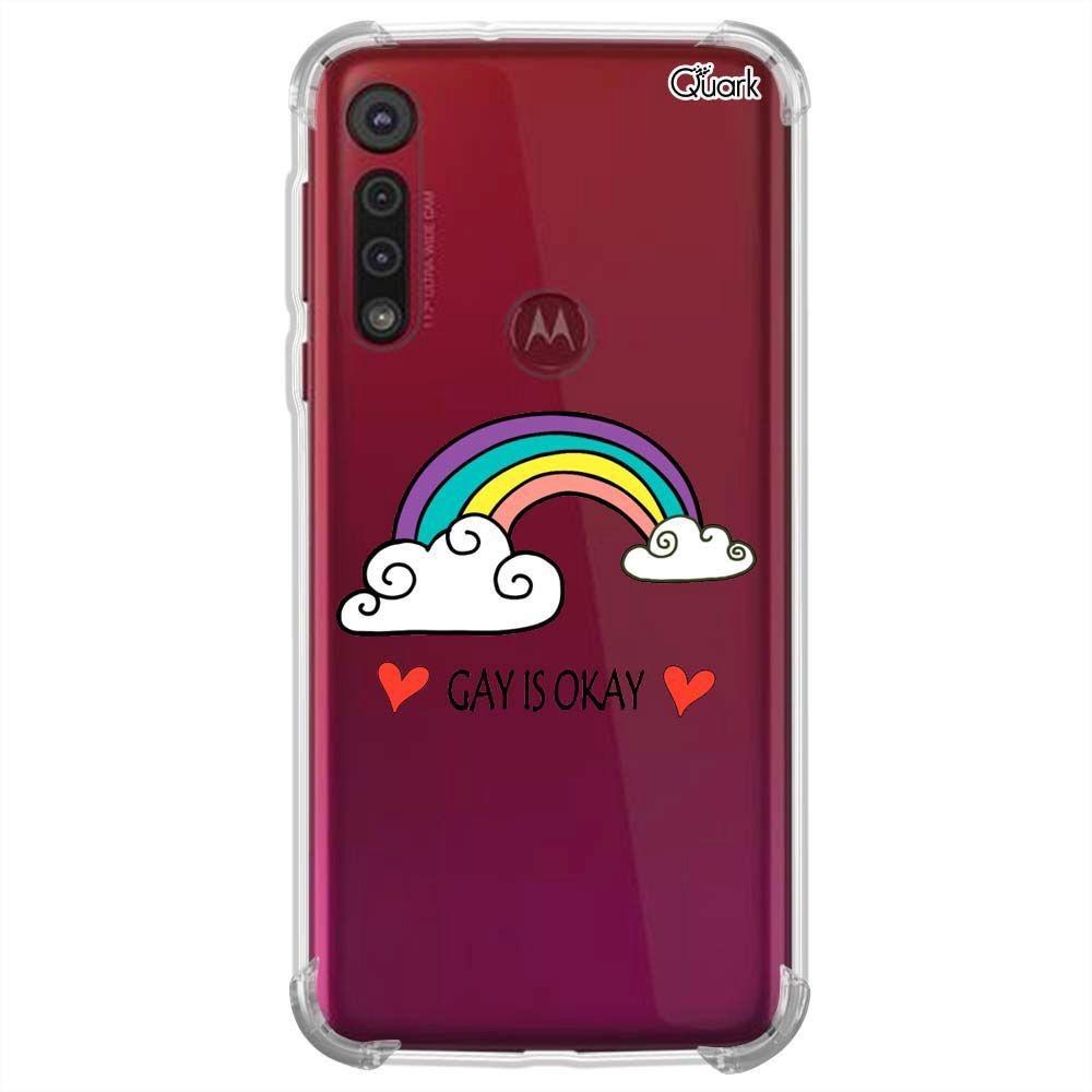 Capa para moto g8 play (0434) gay is okay - Quarkcase - Capinha de Celular  - Magazine Luiza