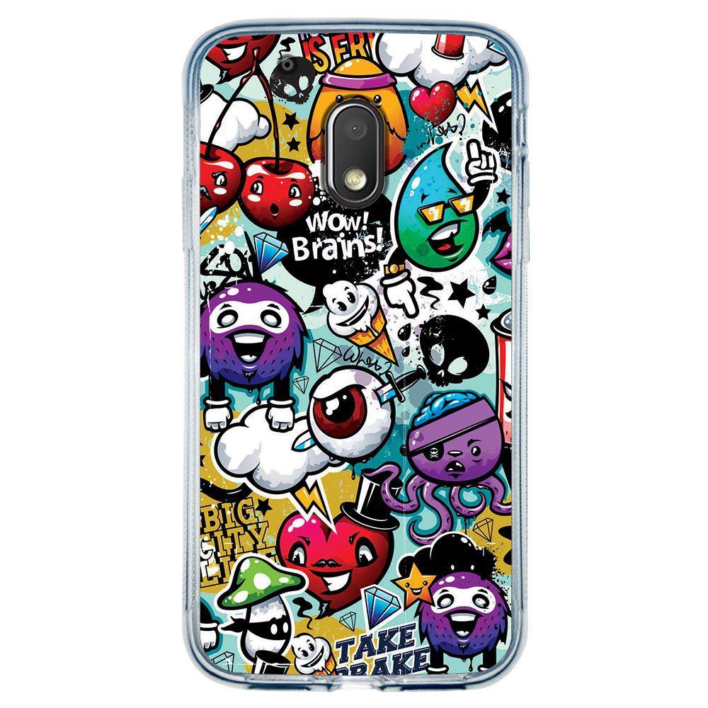 Capa Transparente Personalizada Exclusiva Motorola Moto G4 Play Frases -  Tp158 | Submarino