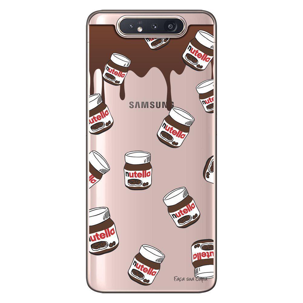 Capa de silicone Samsung Galaxy A80 / A90 Transparente em Promoção |  Ofertas na Americanas
