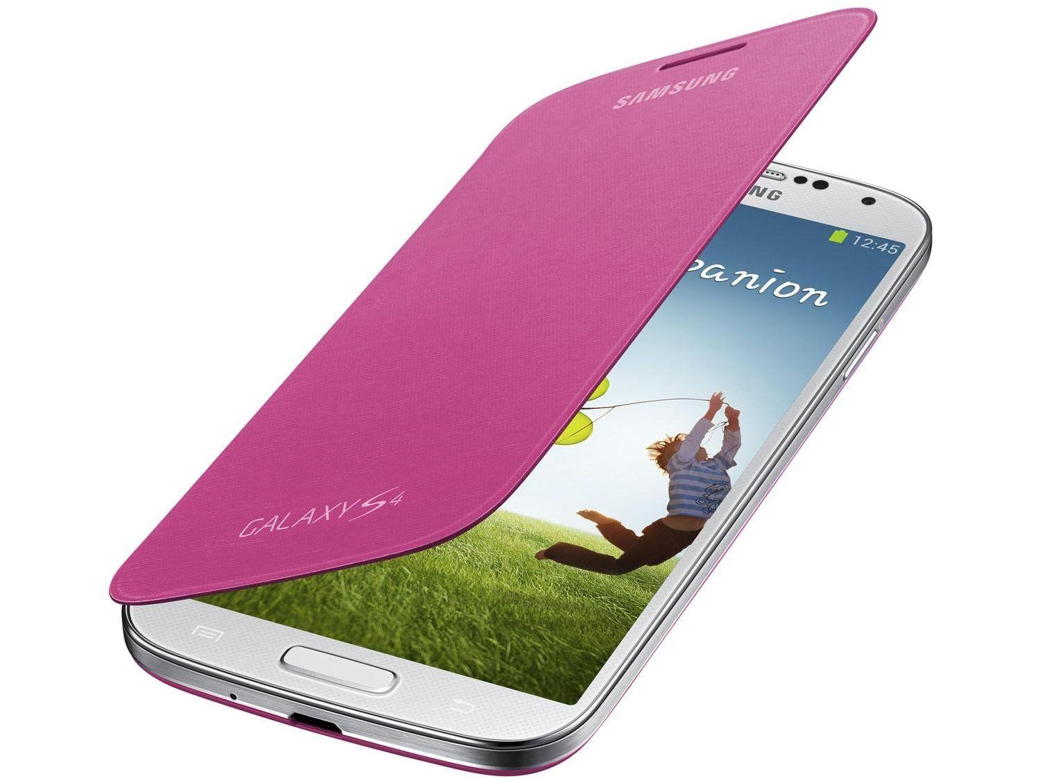 Capa Protetora Flip Cover para Galaxy S4